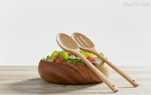 Cendrier sans fumée en bois artisanal de luxe, gravé sur mesure, design Japandi écologique, pour la maison, les restaurants, les hôtels, CRAFTS HUB - Product Image 3