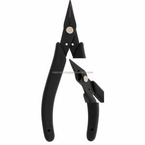 Pince à bec de chaîne à action parallèle de 7 pouces en acier inoxydable de haute qualité avec logo personnalisé, outil de fabrication de bijoux DIY, emballage personnalisé - Product Image 4