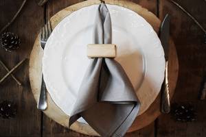 Custom Wooden Napkin <b>Rings</b> Laser Engraved <b>Name</b> Place Setting Table Decor Wedding Party Favor - Product Image 4