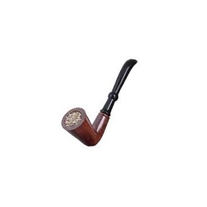 Pipe à fumer en bois massif personnalisée, porte-cigarette sec de style ancien, pipe faite à la main - Product Image 3