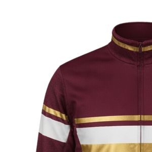 <b>Men</b> Maroon Gold Hockey Sports <b>Jacket</b> Polyester Athletic Training Wear Team Uniform Outdoor Sports Apparel Performance <b>Jacket</b> - Product Image 4