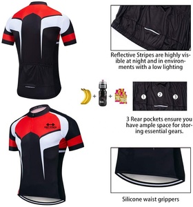Chemises de vélo personnalisées par sublimation coupe de course Vêtements de cyclisme de haute qualité Maillot de cyclisme italien Power Band - Product Image 5
