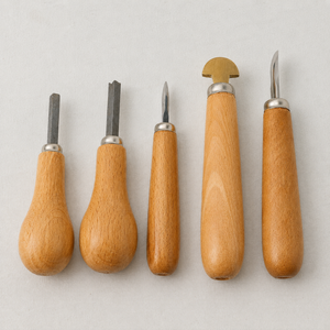 Kit professionnel d'outils de sertissage de pierres pour bijoux en bois, comprenant un polisseur, un poussoir de sertissage et un rouleau, pour la fabrication de bijoux DIY - Product Image 5