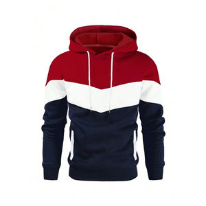 Latest Design Men's Hoodie Sweatshirts Custom Apparel Manufacturer Casual Winter <b>Tops</b> Pullover Thick Fleece Hooded Men Hoodies - Product Image 4