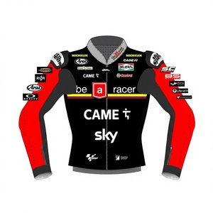 Blouson de course MotoCP Maverick Vinales/Blouson sur mesure avec empiècements extensibles flexibles, coupe confortable, protection contre les chocs CE - Product Image 1