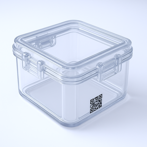 Contenedor de Muestras de Laboratorio de Tritán de Alta Transparencia Sellado, Personalizable OEM, Capacidad de 0.6L para Almacenamiento a Baja Temperatura - Product Image 1