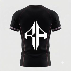 Camiseta Deportiva de Manga Corta para Hombre, Cuello Redondo, Impresión por Sublimación, Secado Rápido, Transpirable, Material de Spandex/Poliéster, Calidad Premium - Product Image 3