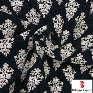 Fabricant de tissus brodés en coton de qualité supérieure, fournisseur OEM ODM de textiles sur mesure pour robes de mariée et robes de soirée - Product Image 2