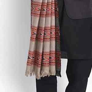 Men Winter Traditional <b>Wool</b> <b>Shawl</b> Soft Warm Breathable 300g Plain Color Elegant Wrap - Product Image 6