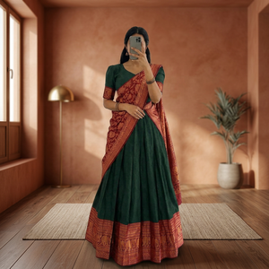 Modèles de Lehanga Choli très demandés pour mariages et cérémonies nuptiales, à prix de gros pour l'exportation auprès d'un fournisseur indien. - Product Image 1
