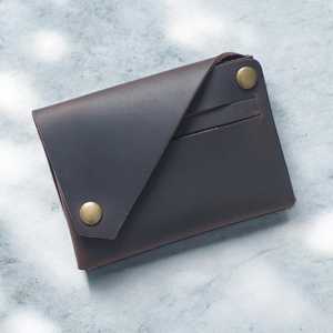 Professional Leather Seamless <b>Wallet</b> Artisan Crafted Slim No Stitch Card <b>Holder</b> For Wholesale Markets SLW-0024 - Product Image 2