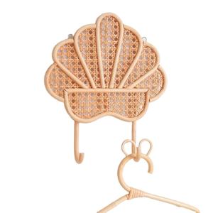 Décoration murale en rotin écologique pour chambre d'enfant, crochet mural en rotin naturel fait main, décoration de crèche, vente en gros OEM - Product Image 1