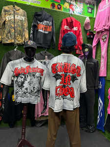 T-shirt à manches courtes et col rond personnalisé en coton épais 100% personnalisé pour hommes et femmes sérigraphie DTG/DTF - Product Image 3