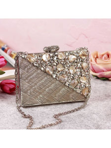 MOP pochette artisanat de luxe soirée sac à main de mariée bas prix sacs à bandoulière de mode fêtes de mariage - Product Image 6