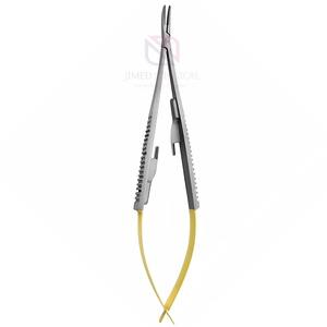 Pince à micro-aiguilles manuelle en acier inoxydable de haute qualité, demi-or, certifiée CE, instrument chirurgical de précision - Product Image 1