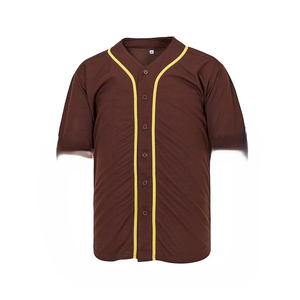 Breathable Custom Printed Baseball Jersey Outfit Sublimation Sportswear Plain Shirts Quick Dry 100% Polyester Customized - Product Image 3