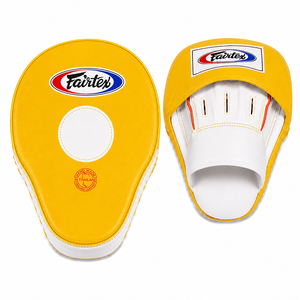 Fairtex Boxing <b>Focus</b> <b>Pads</b> Mitt Durable High Performance Kickboxing Muay Thai Training <b>Pads</b> Cowhide Leather Curved Punching <b>Pads</b> - Product Image 2