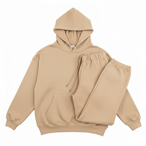 Ensemble de survêtement décontracté pour homme avec logo personnalisé, sweat à capuche et pantalon de jogging de haute qualité, deux pièces, toutes saisons - Product Image 4