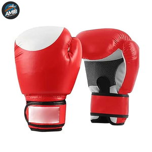 Guantes de Boxeo Profesionales de Cuero con Diseño Moderno para Entrenamiento de Muay Thai, Absorción de Humedad, Antideslizantes, Cierre de Gancho y Bucle - Product Image 5