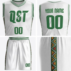 Maillot de basket-ball pour jeunes de qualité originale, conception personnalisée OEM, logo, maillots de basket-ball par sublimation pour équipe - Product Image 4
