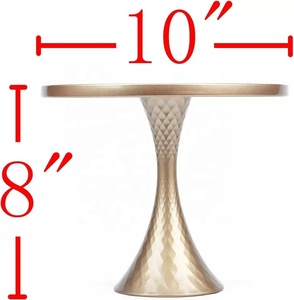 แท่นวางเค้กชุบสังกะสีพร้อมฐานตั้งสำหรับเสิร์ฟเค้กคัพเค้กสุดวิเศษทำจากทองแดงดีไซน์ชั้นนำ - Product Image 5