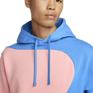 เสื้อฮู้ดดี้สีชมพูฟ้าสไตล์สตรีทแวร์ขายส่ง ทรงโอเวอร์ไซส์ สำหรับผู้ชาย รับสกรีนโลโก้ ผ้าฟลีซหนานุ่ม เสื้อกันหนาวมีฮู้ด ปี 2024 - Product Image 3