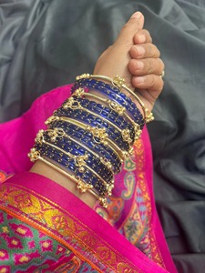 Classic glassFashion <b>Bangles</b> <b>Set</b> For Women Stylish <b>Bangles</b> Trendy Stackable <b>Bangles</b> Ladies Wrist Accessories Daily Wear Fashion - Product Image 4