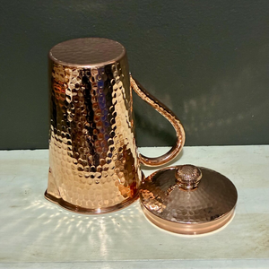 Jarra de Metal con Asa de Cobre, Jarra Hecha a Mano de Alta Calidad, Nuevo Diseño, Vajilla de Mesa, Jarra para Servir y Almacenar Agua Más Vendida - Product Image 6