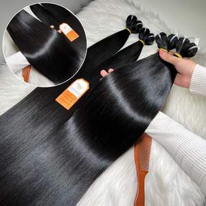 Choisissez longue durée de vie extensions de cheveux de trame droite couleur naturelle 100% prix de gros humain meilleur choix - Product Image 3