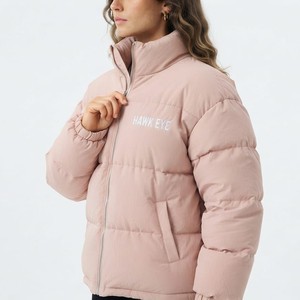 Abrigo Acolchado Casual de Invierno para Mujer, Chaqueta Cálida con Cuello Alto, Corte Regular, Ropa Exterior de Moda, Fabricante - Product Image 4