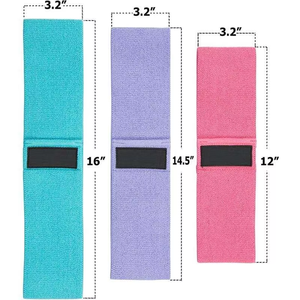 Non Slip <b>Elastic</b> Booty Exercise <b>Belt</b> Workout Bands for Women Sports Fitness Heavy Resistance Polyester Leg & Butt Exercise Bands - Product Image 6
