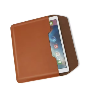 Custom Logo Waterproof Genuine Leather Sling <b>Laptop</b> <b>Sleeve</b> for Unisex Business Office Use Lightweight Eco-Friendly Durable - Product Image 2