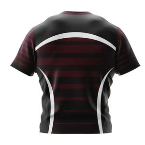 Tenue de rugby personnalisée pour hommes : maillot et short de sport en polyester respirant, confortables et durables, pour l'entraînement et le kit d'équipe - Product Image 5
