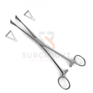 Pinzas de agarre de tejido Duval Collins de alta calidad, de acero inoxidable alemán, con certificación CE ISO MOL, juego de instrumentos manuales de Blush Surgical - Product Image 1