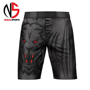 Meilleurs shorts de combat MMA personnalisés OEM en gros, unisexe, pour entraînement UFC et compétition, vêtements de boxe par sublimation, 100% polyester durable 2026 - Product Image 4