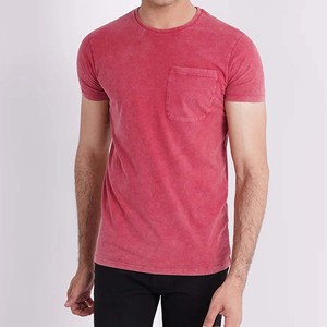 Camiseta de Algodón Transpirable para Hombre, Talla Grande, Cuello Redondo, Manga Corta, con Bolsillo Frontal en el Pecho, Diseño Estampado de Punto Jersey Informal - Product Image 4