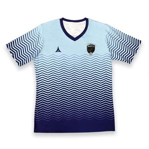 เสื้อฟุตบอลแบบสวม ระบายอากาศได้ดี แห้งเร็ว เป็นมิตรกับสิ่งแวดล้อม ทรงปกติ พิมพ์ลายดิจิทัล ดีไซน์พรีเมียม สำหรับฤดูร้อน - Product Image 5