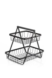 Panier en métal, panier en fil de fer, panier en treillis métallique, panier à fruits en fer, panier à légumes en fer, panier de cuisine en fer, panier de salle de bain en fer - Product Image 4