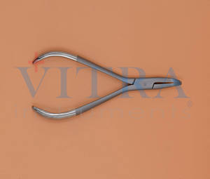 Weingart 60 °   Alicates Angulados de Acero Inoxidable para Sujetar Alambres de Ortodoncia, Instrumento Dental Manual OEM ODM - Product Image 1