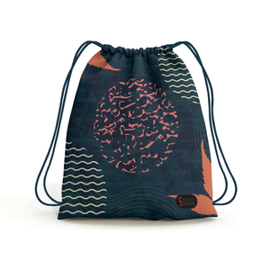 Logo personnalisé personnalisé coloré doux tissu calicot toile coton sac à cordon avec double ficelle - Product Image 3