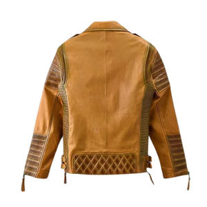 Chaqueta de Cuero Ligera para Hombre, Fabricada en Pakistán, Servicio OEM, Precio Económico, Chaqueta de Cuero Personalizada para Hombre - Product Image 3