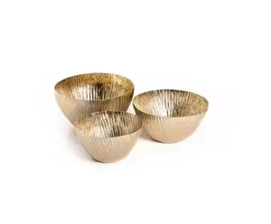 Festive Metal Dry Fruits Bowl Snack Serving Dish Decorative Dining Table Centerpiece Gift - Product Image 5
