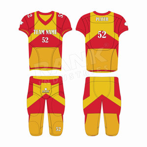Tenue d'entraînement de football américain personnalisée : Maillot et pantalon légers et respirants pour équipe - Product Image 2