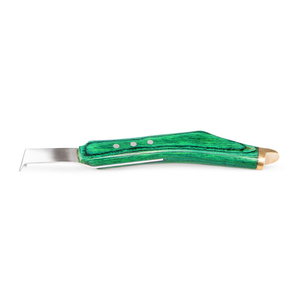 Cuchillo para pezuñas para zurdos, instrumentos veterinarios para herradores, con doble filo, mango de madera, reutilizable, precio económico - Product Image 4