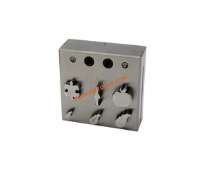SUNTOOLS/STIPL Juego de 6 moldes cortadores de disco de corazón gigantes de acero inoxidable de forma irregular para fundición de joyas, herramientas de bricolaje - Product Image 2