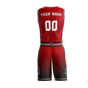 Nouvelle conception, ensemble d'uniformes de basketball personnalisés pour adultes, maillot d'équipe complet de haute qualité, respirant, 100% polyester, sans manches, séchage rapide - Product Image 3