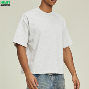 Camiseta de Corte Cuadrado con Logotipo Personalizado, 180 g/m², Algodón Tejido, Manga Corta, Ecológica para Hombre, Nueva Llegada - Product Image 4
