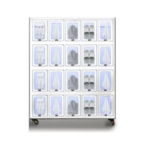 Máquina expendedora de artículos desechables para hoteles: afeitadoras, pantuflas, batas de baño. Admite lector de tarjetas, billetera electrónica, efectivo y monedas. - Product Image 2