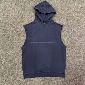 Sudadera con Capucha Estilo Vintage Retro Americano, Prenda Gráfica Urbana, Estilo Hip-Hop Rock, Sudadera sin Mangas - Product Image 5