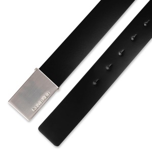 Nouvelle ceinture décontractée en cuir de vache noir et marron, boucle métallique à verrouillage automatique argentée, pour homme, imperméable, durable, largeur 3,5 cm - Product Image 5